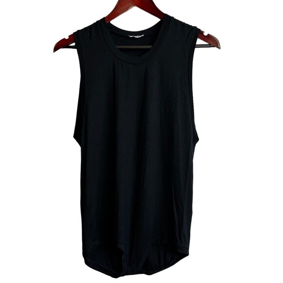 ALIX NYC Size XS Bodysuit Black Sleeveless Crew Neck Basic Sleeveles Msrp $130 - Picture 2 of 8